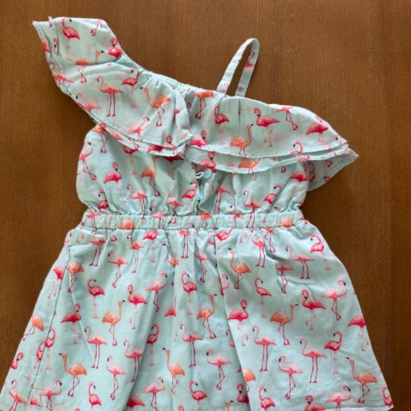 Janie & Jack Flamingo Dress - Picture 2 of 3